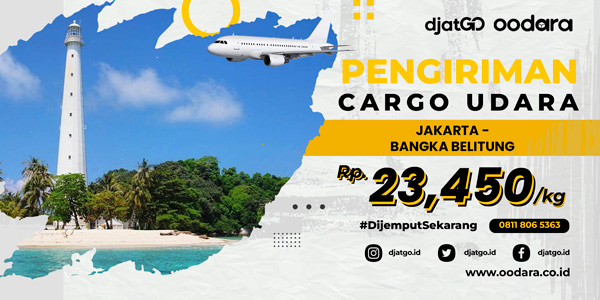 cargo udara jakarta pangkal pinang