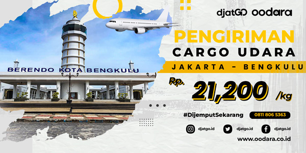 cargo udara jakarta bengkulu