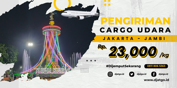 cargo udara jakarta jambi