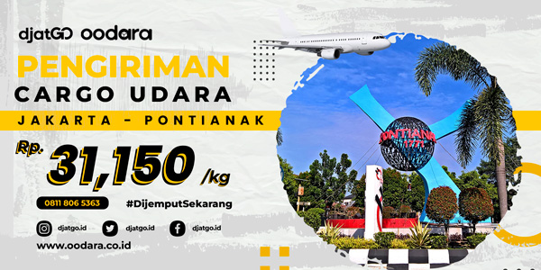 cargo udara jakarta pontianak