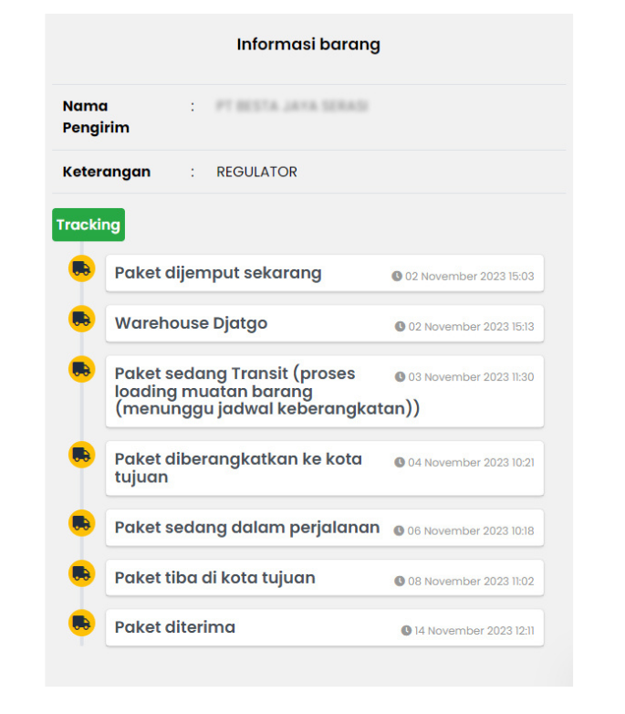 Informasi Barang Oodara