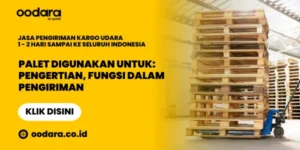 Palet digunakan untuk Pengeritan, fungsi dalam pengiriman